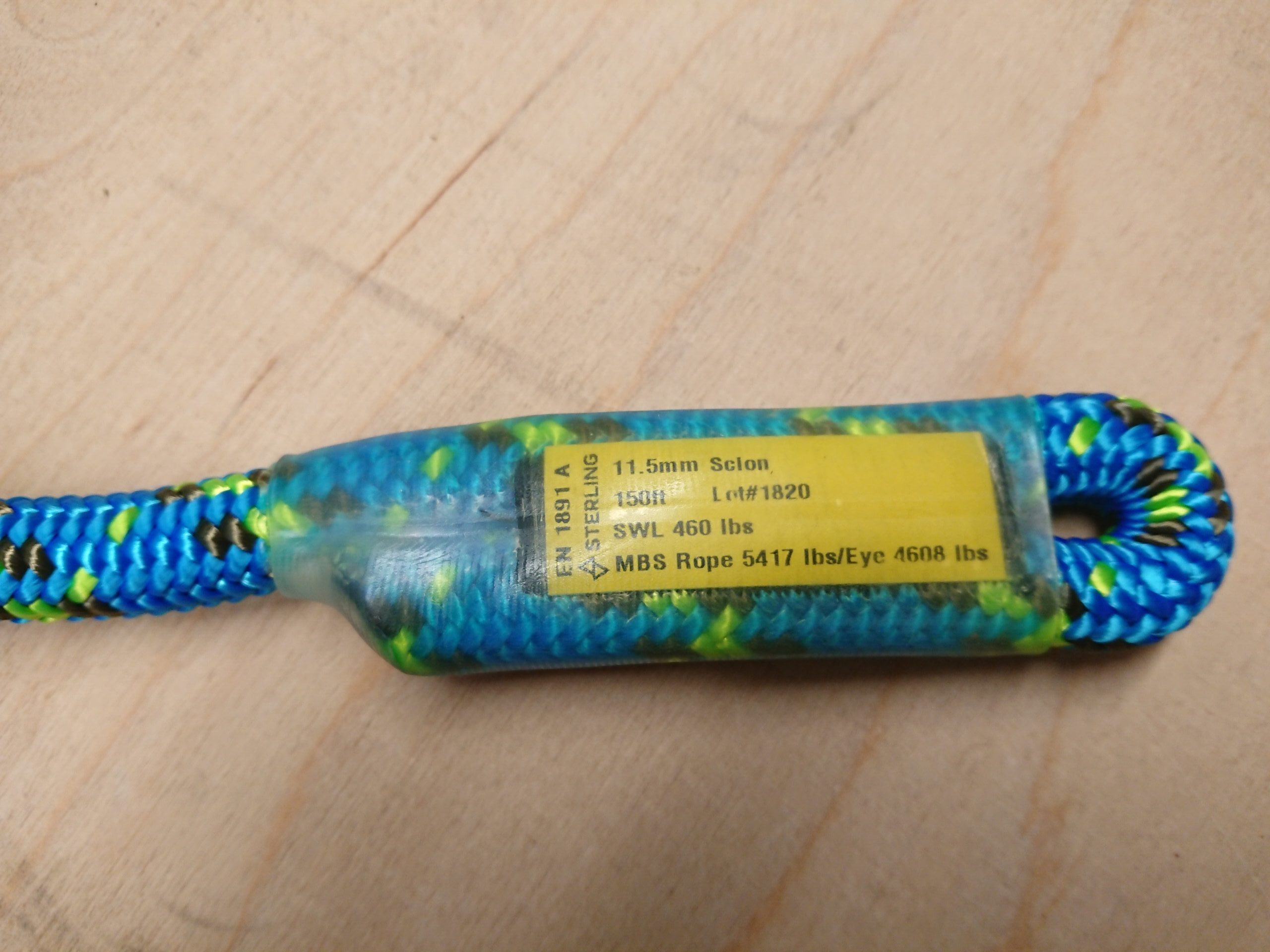 Sterling Rope Csion 11,5mm, 46m,1 Vernähung *EINZELSTÜCK* – Bild 3
